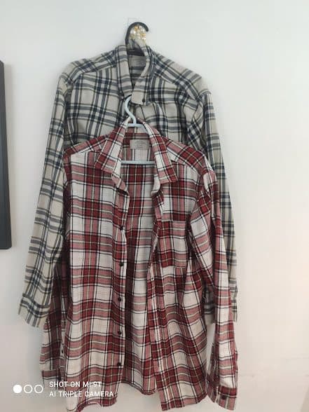 Camisa Xadrez 22,00 cada- Semi novas - Marca Dinamarquesa - JACK&JONES