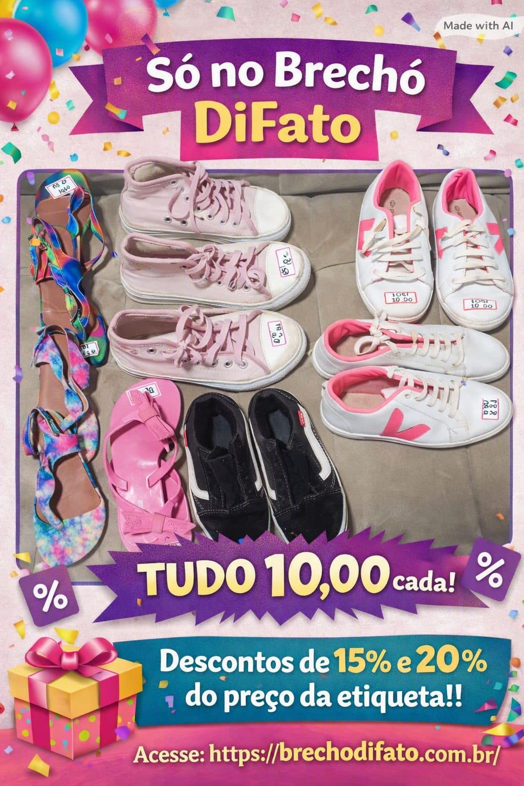 Tenis Infantil, várias marcas, excelente estado! Super promoção: 10,00 cada