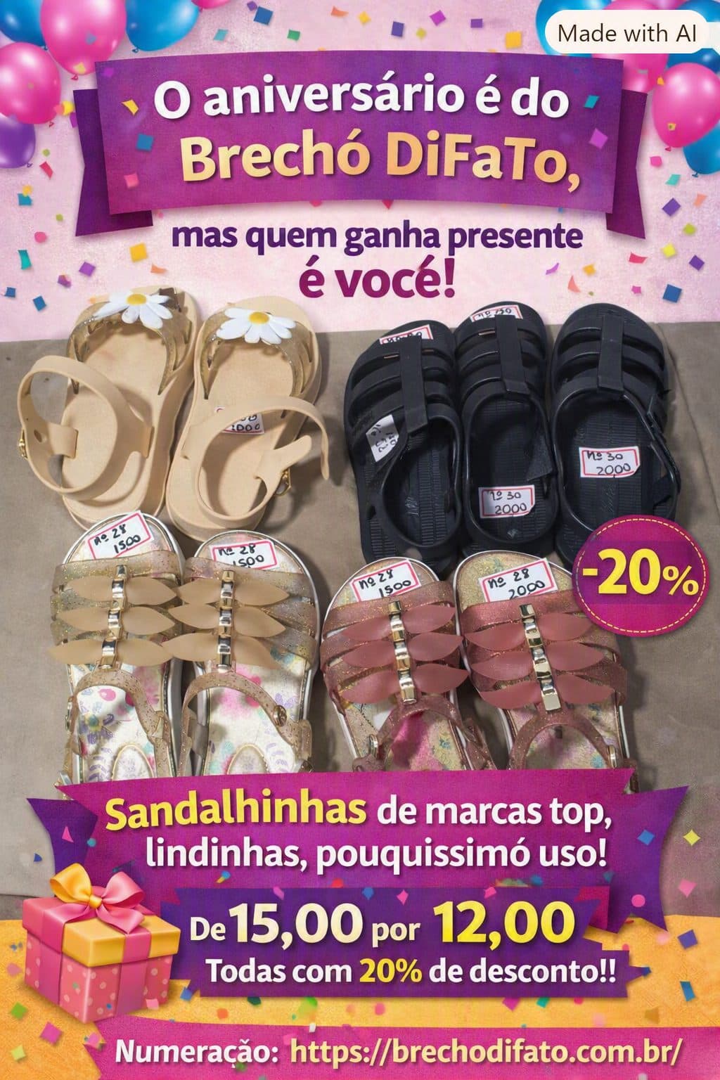 Sandálias Infantis : Lindas, ótimas marcas. pouco uso!