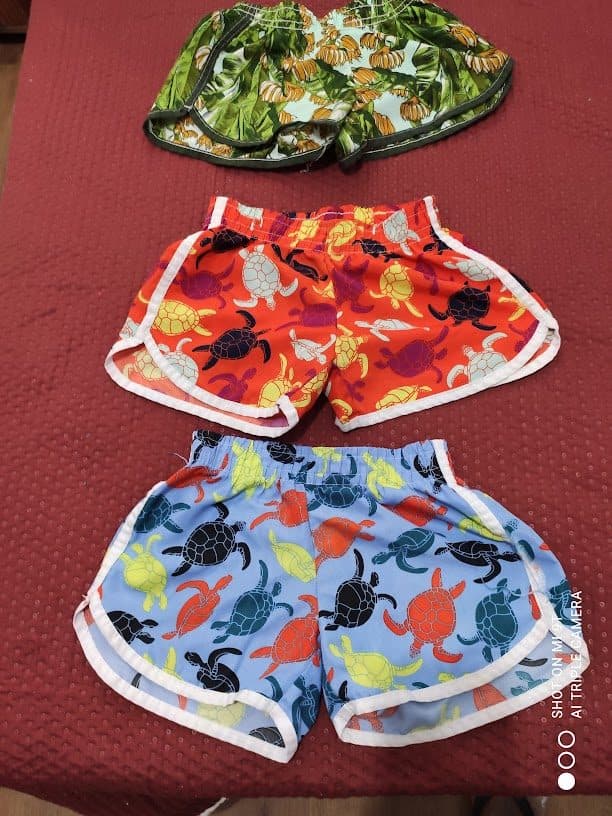 Shortinho infantil- 6,00 cada ou 3 por 15,00