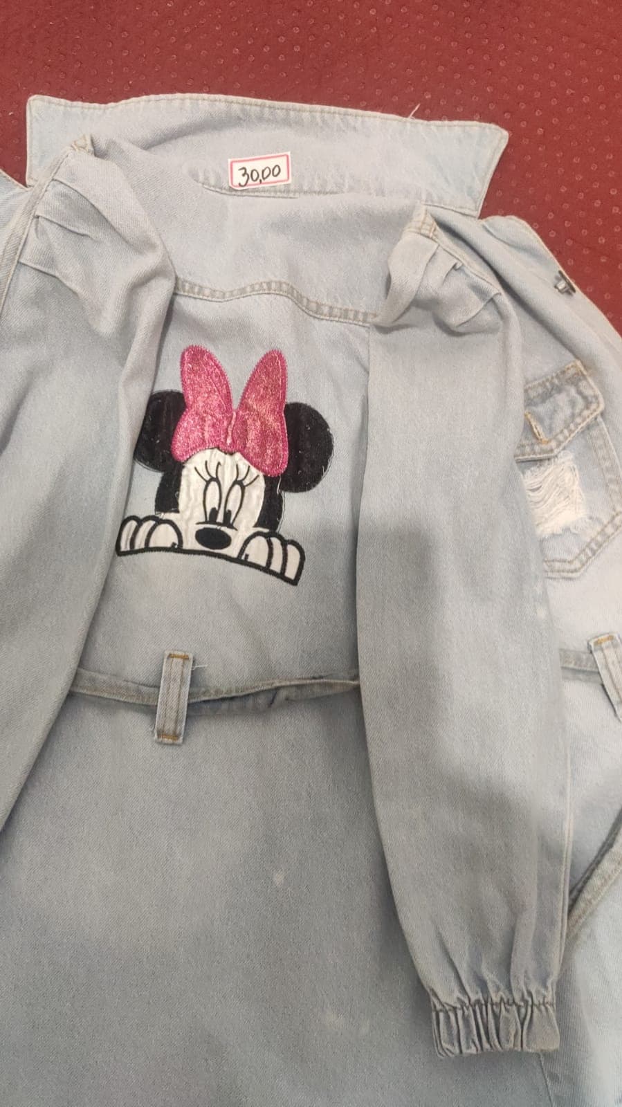 Sobretudo jeans da Minnie